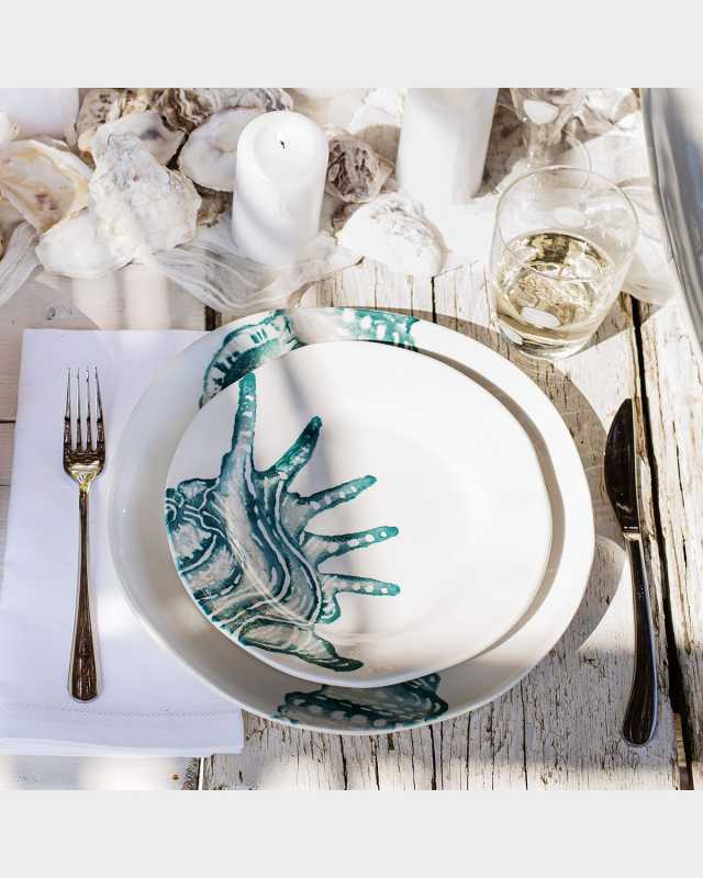 Lido Aqua Dinner Plate